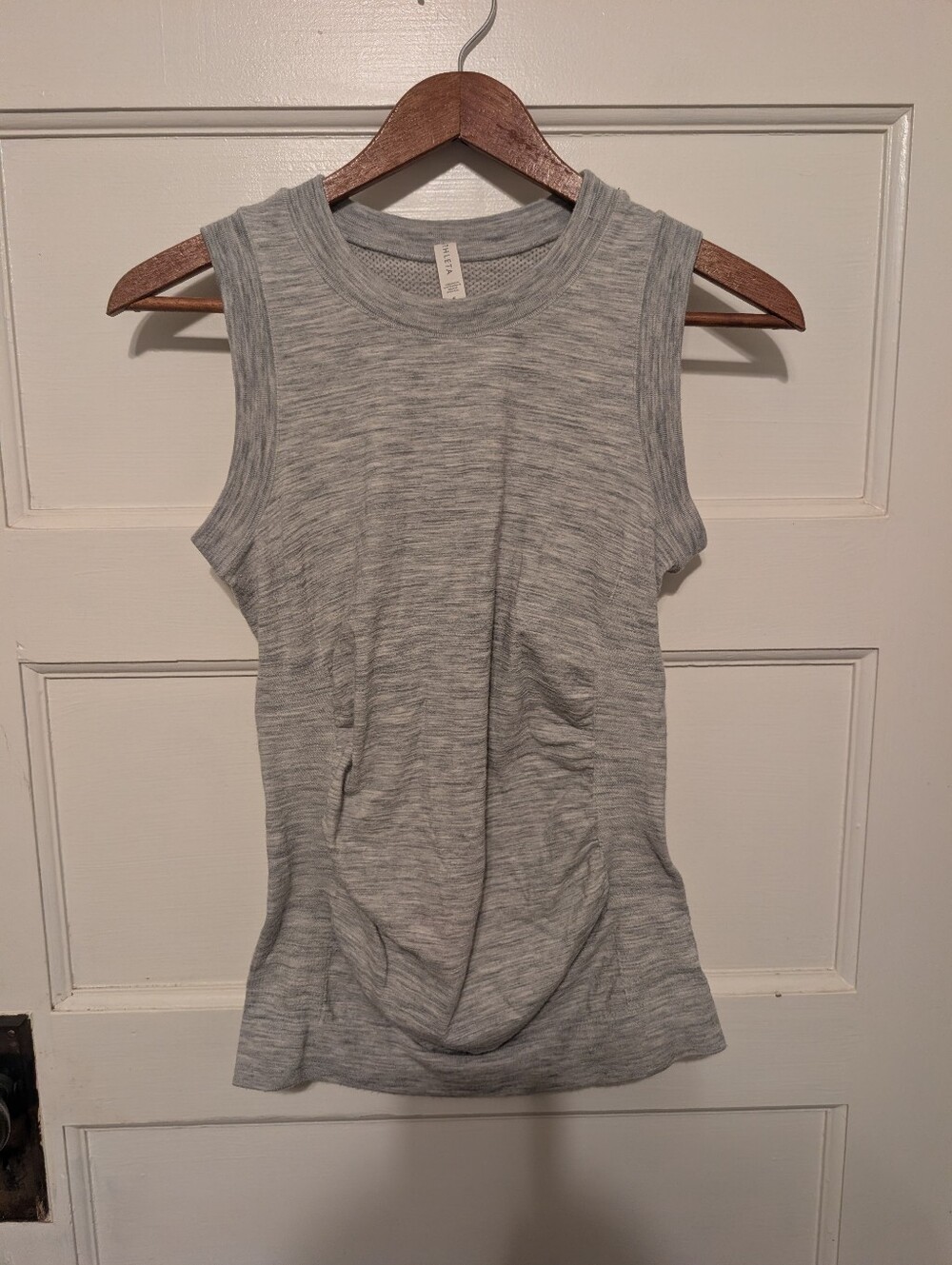 Athleta Merino Wool Foresthill Tank Gray Sleeveless Top Athletic Small